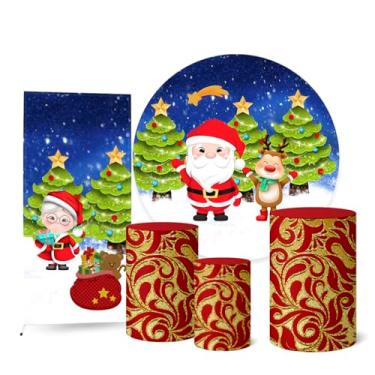 Imagem de Trio Capas Cilindro + Painel Redondo + Lateral Natal (K2NAT0006)