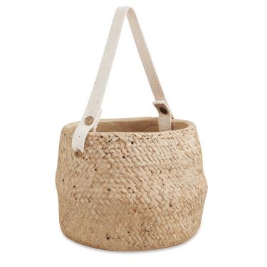 Imagem de Cachepot Pendente Em Cimento Palha 15x20 cm M02 - D'Rossi