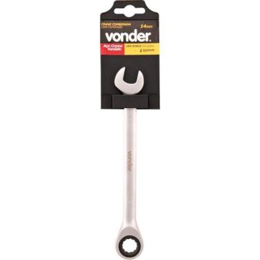 Imagem de Chave combinada com catraca 15mm cromo vanádio - Vonder