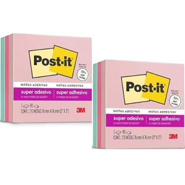 Imagem de Kit com 2 POST-IT Viajar 76MM X 76MM 3M