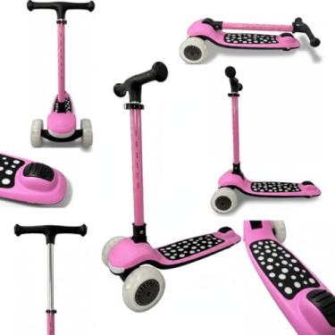 Imagem de Patinete Joy Infantil LED Brilhante Suporta 80kg com Musical via Bluetooth Altura Ajustável JYR