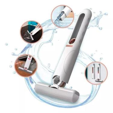 Imagem de Mini Mop Rodinho Esfregão Pias Portátil Dobrável Cor Branco - Mini Mop