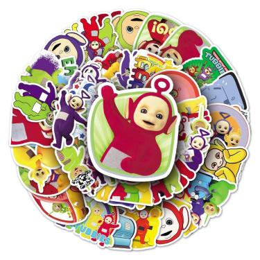 Imagem de Adesivos Teletubbies Dipsy Po Laa Laa Anime Vinyl 50 unidades