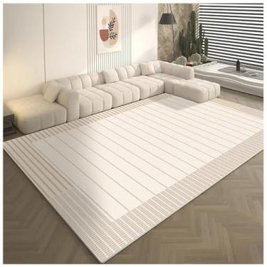 Imagem de SPXMQSS Tapete de área grande, resistente ao desgaste, lavável para quarto, resistente à sujeira, sala de estar, antiderrapante, para sala de estar, sala de jantar, quarto, escritório C 200 x 300 cm