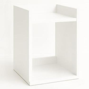 Imagem de Suporte AIRFRYER duplo Bebedouro Liquidificador Sanduicheira Cafeteira Organiza Otimiza espaço Cozinha Parede Prateleira(Branco)