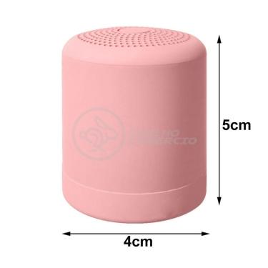 Imagem de Mini Caixa De Som Wireless Speaker Potente Bluetooth Rosa