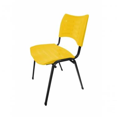 Imagem de Cadeira Empilhável Iso Linha Polipropileno Iso Amarelo