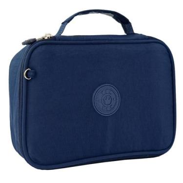 Imagem de Estojo Escolar Box Colorido Bolsinha Grande Porta Caneta Lapis Organiz