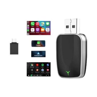 Imagem de Adaptador Universal Wireless CarPlay E Android Auto 5GHz WiFi Com Stre