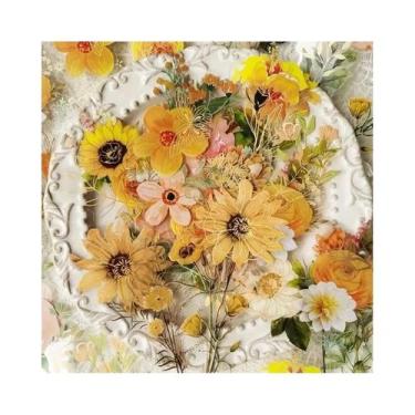 Imagem de Adesivos Vintage De Flores E Plantas 40 Peças Roaming Dreams INS Etiqu