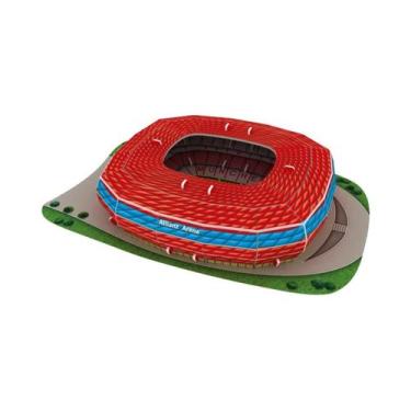 Imagem de Quebra-Cabeça 3D De Estádio De Futebol Modelo Bernabeu Camp Nou Anfiel