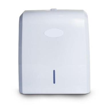 Imagem de Toalheiro Suporte Dispenser Porta Papel Toalha Branco - Nobre