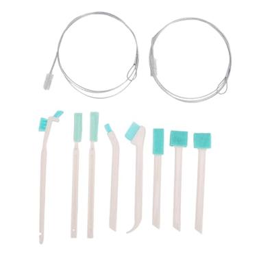 Imagem de Hilitand Conjunto de Escova de Limpeza para Máquina de Gelo, Escova de Tubo Longo de 10 Unidades e Escovas para Fendas Com Cabelo de Nylon para Manutenção e Limpeza de Máquina de Gelo de