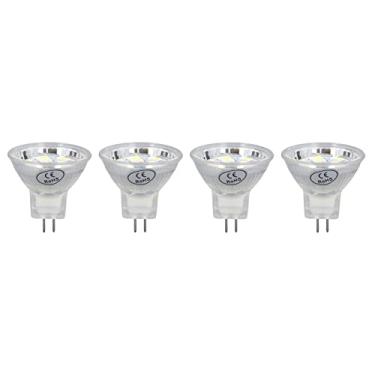 Imagem de Zerodis Lâmpada LED MR11, Refletor 3W 300Lm, Lâmpada de Base Universal para Paisagem (Branco frio)