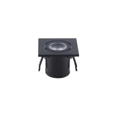 Imagem de MINI SPOT LED EMBUTIR QUADRADO AURIGA 1W 3000K PRETO SP-7501 - ASTRALED