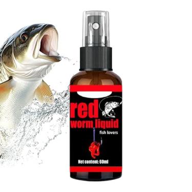 Imagem de Líquido de minhoca vermelha | 60 ml de líquido atrativo de aditivo para minhoca vermelha | Isca aditiva de - para reservatório rio peixe-gato, , truta, bacalhau robalo