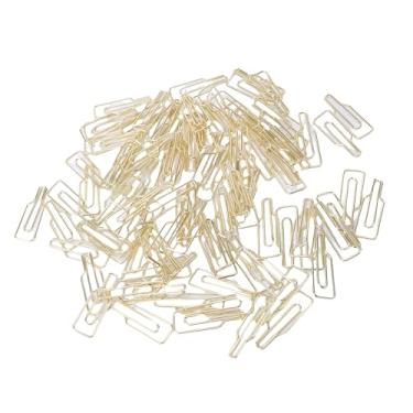 Imagem de GLOGLOW Clipes de Papel para Garrafa Dourados – Design Elegante para Organização, Conjunto de 100 Peças Com Caixa de Armazenamento – Perfeito para Uso No Escritório, Em Casa ou na Escola