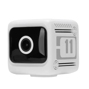 Imagem de Luocute Câmera de Segurança Interna Sem Fio, Câmera Recarregável para Animais de Estimação 1080P HD Com Detecção de Movimento e áudio Bidirecional, Visão Noturna, Controle de APP para (Branco)