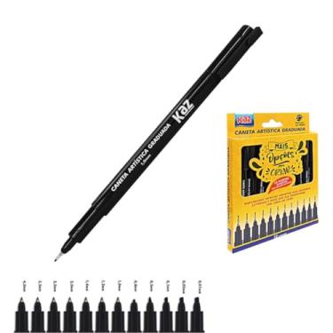 Imagem de 123 organizei, Caneta Técnica Artistica Com 12 Pontas Lettering Desenhos