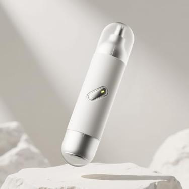 Imagem de Aparador de pelos de orelha e nariz 2 em 1, lâmina + aparar pelos do nariz, a cabeça da lâmina vem com uma lâmpada de iluminação embutida, rotação de 360° e flutuação tridimensional, um presente para