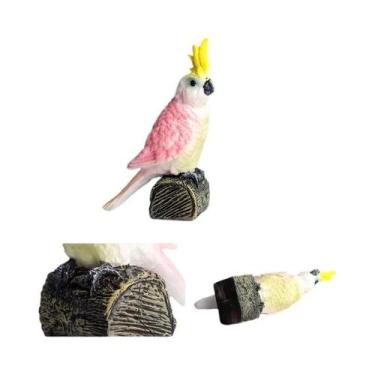 Imagem de Modelo Miniatura Educacional De Animais Selvagens: Flamingo, Papagaio,