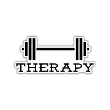 Imagem de Adesivo terapêutico com gráfico de barra, motivação de fitness, decoração de academia para halterofilistas