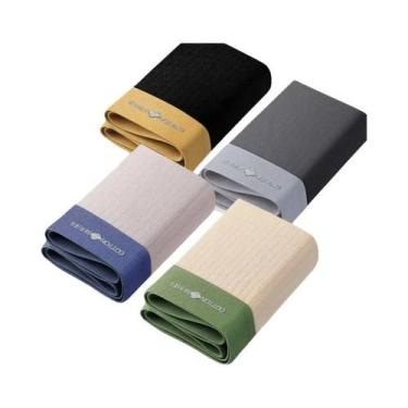 Imagem de Cuecas Boxer Masculinas De Algodão Tamanho Grande Confortáveis E Amiga