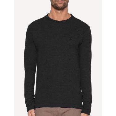 Imagem de Moletom Reserva Masculino Moletinho Careca Logo Preto Mescla-Masculino