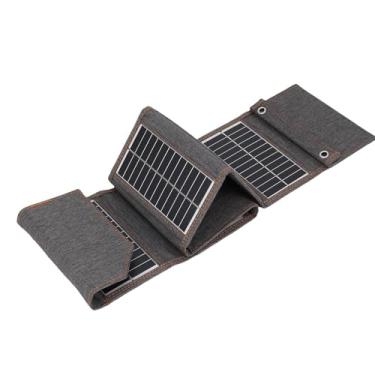 Imagem de FTVOGUE Painel Solar Portátil de 16W, Carregador USB Dobrável, Saída 5V, Monocristalino para Acampamento Ao Ar Livre, Caminhadas, Carregamento de Telefone de Emergência