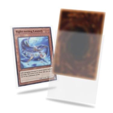 Imagem de Clear Yu-gi-oh Card Sleeve 200 Pack, Japanese Small Card Sleeves Photocard Sleeves 62x89mm, Back Textured Perfect Shuffling, Protect Your Japanese Sized Trading Cards Kpop Photocard Never Tear