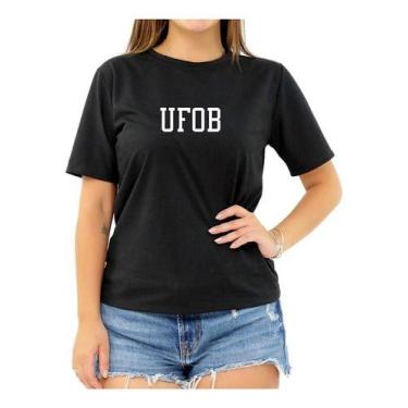 Imagem de Camiseta Ufob Universidade Federal Oeste Da Bahia Feminina, M, Cinza, 
