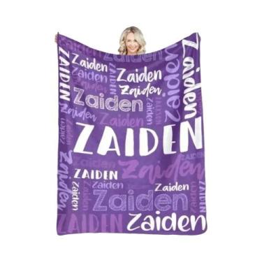 Imagem de Cobertor De Flanela Personalizado Em 30 Cores Para Meninas, Meninos, B