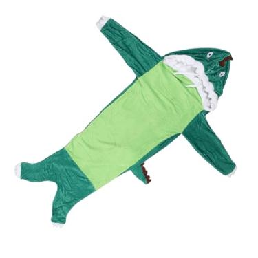 Imagem de Pijamas Adultos do Macacão do Dinossauro, Cobertor Com Capuz Wearable da Flanela do Divertimento da Multi Finalidade Macia Super Quente para Vestir-se (XL)