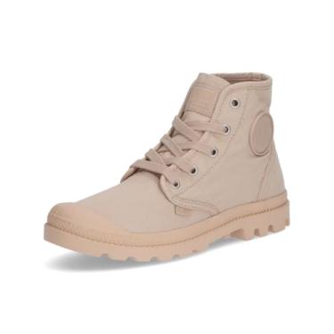 Imagem de Palladium Bota feminina Pampa Hi Boot de lona vegana com cadarço, Pilat, 34