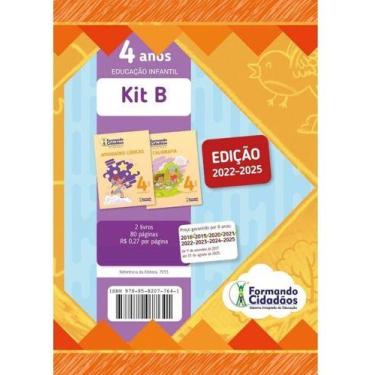 Imagem de Livro Escolar Formando Cidadãos 4 Anos Kit B Nova Edição