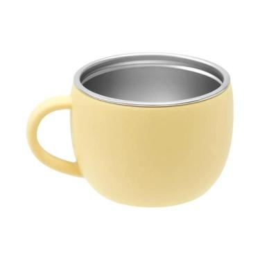 Imagem de Copo De Água Infantil Em Aço Inoxidável Com Tampa De Silicone Removíve