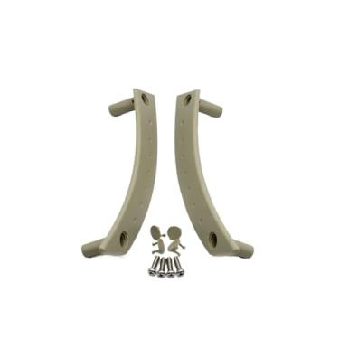 Imagem de LHD RHD interior do carro esquerda direita puxador da porta capa protetora substituição do painel Compatível com VW Beetle 2000 2001 2002 2003 2004 2005 2006 2007 2008 2009 2010(Beige)