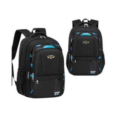 Imagem de Mochila Escolar Impermeável Para Meninos Adolescentes, Bolsa Para Cria