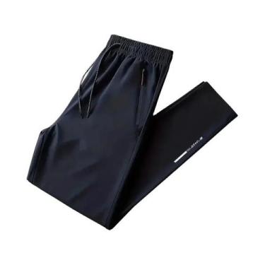 Imagem de Calças Jogger Casuais Masculinas plus Size Com Cintura Elástica Clássi