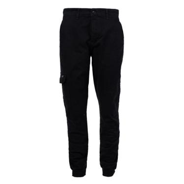 Imagem de Calça Masculina Max Denim Jogger em Sarja Preto-Masculino
