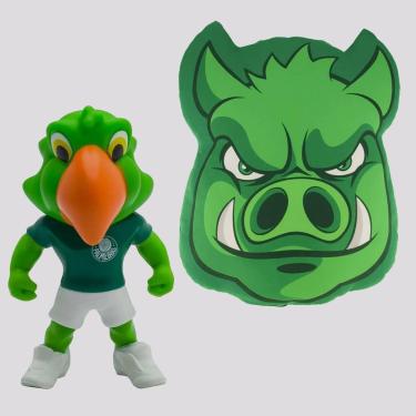 Imagem de Kit Palmeiras Almofada Gobalto e Boneco Mascote-Unissex