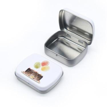 Imagem de Mini caixa de ferro simples portátil reutilizável pequeno recipiente de armazenamento prático à prova d'água caixa de embalagem de doces (estilo 10)