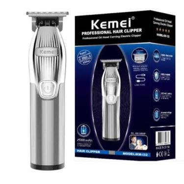 Imagem de Maquina De Cortar Cabelo Bivolt Profissional Kemei I32, Bivolt