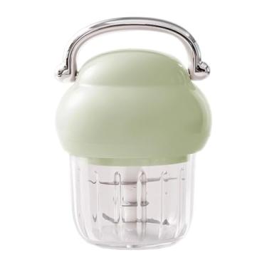 Imagem de Picador Elétrico de Alimentos | 350ml Utensílios de Cozinha Antiderrapantes com Alça,Picador De Carne E Processador Mini | Para Purê De Pimenta Cebala Legumes Cozinha Casa Acampamento Viagem Piqueniqu