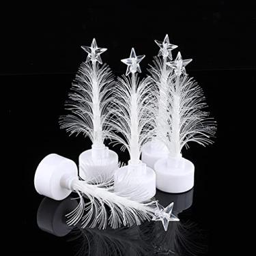 Imagem de Lâmpada de Árvore com Luz Noturna Óptica LED Plástico Premium Resistente Efeito Mudança Cor Decoração Ambiente Festivo Mesa Interior