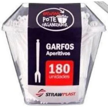 Imagem de Garfo Aperitivo Cristal - 3.600 und - Strawplast