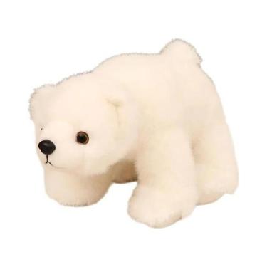 Imagem de Urso Pardo Urso Polar Pelúcia Kawaii Simulação De Animal Brinquedo Fof