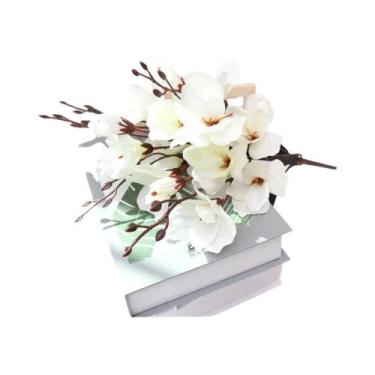 Imagem de Decoração De Casamento De Outono, Buquê De Flores Artificiais De Magnó