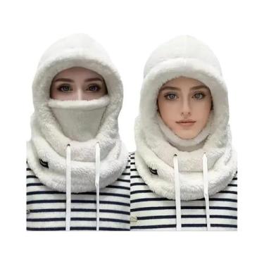 Imagem de Gorro De Inverno De Pelúcia Com Cordão Ajustável, Acessório Leve E Que