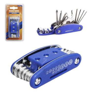 Imagem de Jogo de Chaves para Bicicleta 15 em 1 Canivete - WESTERN